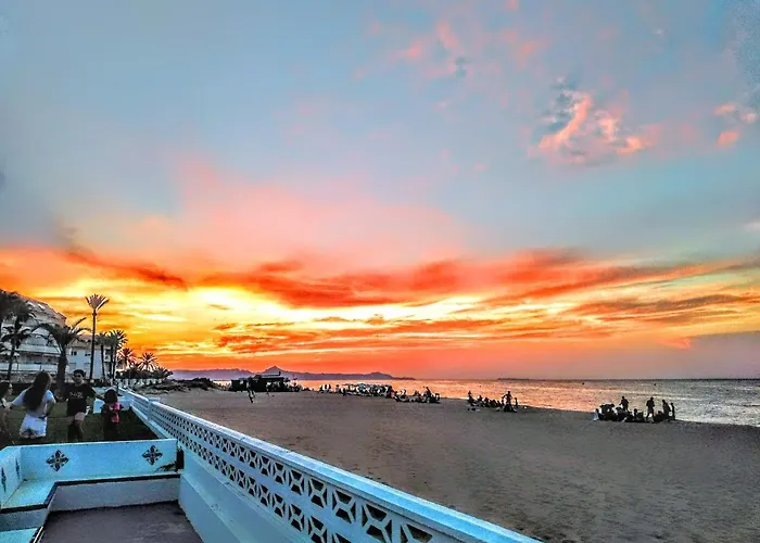 La Naranja 1ªlinea De Playa -wifi- Parking Free Apartman